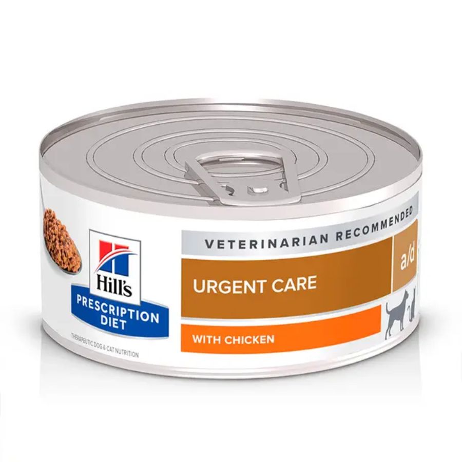 d Urgent Care 156GR soporte nutricional intensivo para recuperación post cirugía o enfermedad, alta energía y gran palatabilidad.