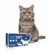 IRC VET 60 Comprimidos, suplemento renal con resveratrol y vitaminas del grupo B, protege las células renales y mejora la vitalidad de tu mascota.