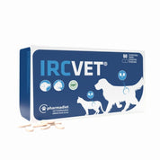 IRC VET 60 Comprimidos, suplemento renal con resveratrol y vitaminas del grupo B, protege las células renales y mejora la vitalidad de tu mascota.