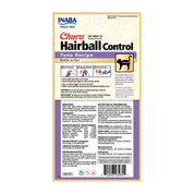 Churu Hairball Control Sabor Atún ayuda a prevenir bolas de pelo con una fórmula cremosa, libre de granos y aditivos, ideal para la salud digestiva felina.