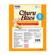 Churu bites Pollo para Perros, snack cremoso sin granos, con pollo, atún, vitamina E y textura suave irresistible.