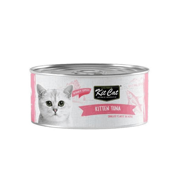 Kit Cat Deboned Kitten Tuna Flakes Toppers: Comida complementaria para gatitos. Nutrición óptima y deliciosa, ideal desde los 2 meses. Combinable con pienso seco