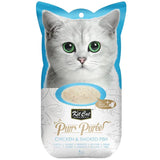 Kit Cat Purr Puree Pollo y Pescado ahumado Para Gatos