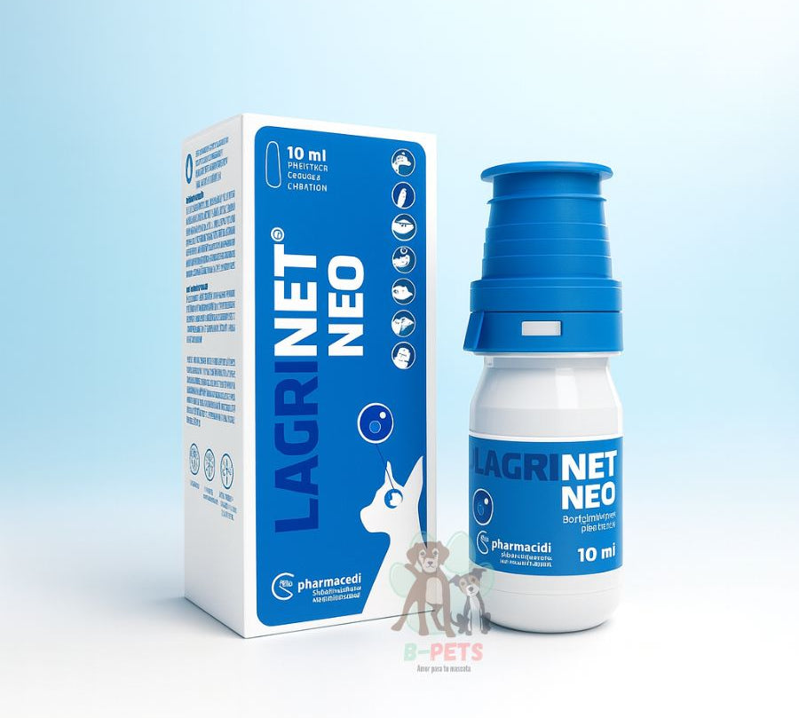 Lagrinet Neo 10 ml, solución ocular sin conservantes con Aloe Vera y Centella Asiática. Ideal para aliviar y proteger ojos secos e irritados.