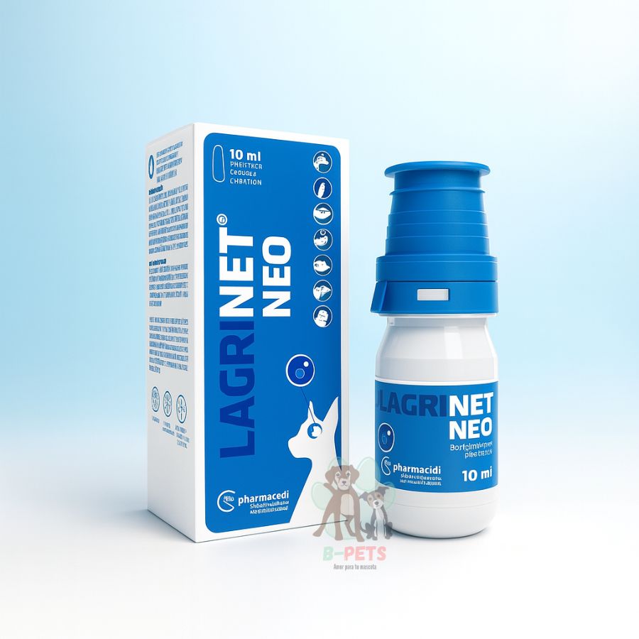 Lagrinet Neo 10 ml, solución ocular sin conservantes con Aloe Vera y Centella Asiática. Ideal para aliviar y proteger ojos secos e irritados.