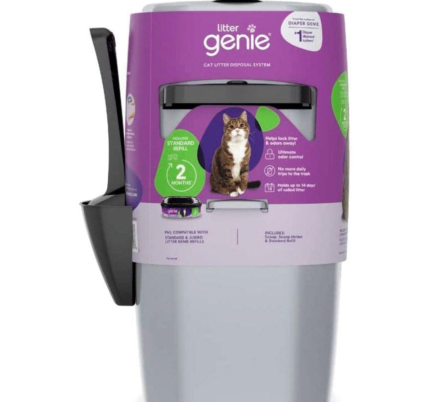 Litter Genie Cat Litter Disposal System, elimina olores y bacterias fácilmente. Tecnología Air-Seal, práctico y duradero 🐾.