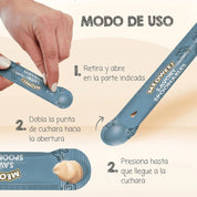 Meowee Atún, Pollo y Pato, snack cremoso con cuchara incluida. Ideal para compartir con tu gato. Enriquecido con taurina y vitaminas esenciales. B-Pets