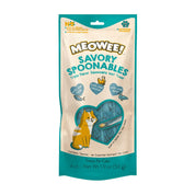 Meowee Atún, Pollo y Pato, snack cremoso con cuchara incluida. Ideal para compartir con tu gato. Enriquecido con taurina y vitaminas esenciales. B-Pets