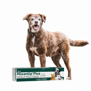Mixantip Plus Crema 15g, antimicótico y cicatrizante, ideal para tratar infecciones, prurito y heridas en perros y gatos.