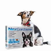 Nexgard 4 a 10 kg 3 comprimidos elimina pulgas, garrapatas y ácaros con acción rápida y sabor a carne. Protección eficaz por 30 días en un solo comprimido.