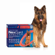 Nexgard Spectra 30.1 a 60 kg 3 comprimido, antiparasitario masticable con sabor a carne que protege contra pulgas, garrapatas y parásitos internos por 1 mes.