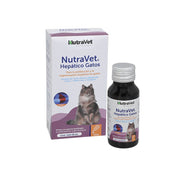 NutraVet Hepático para Gatos suplemento líquido con cardo mariano, antioxidantes y colina. Apoya la función hepática y la eliminación de toxinas.