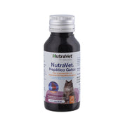 NutraVet Hepático para Gatos suplemento líquido con cardo mariano, antioxidantes y colina. Apoya la función hepática y la eliminación de toxinas.