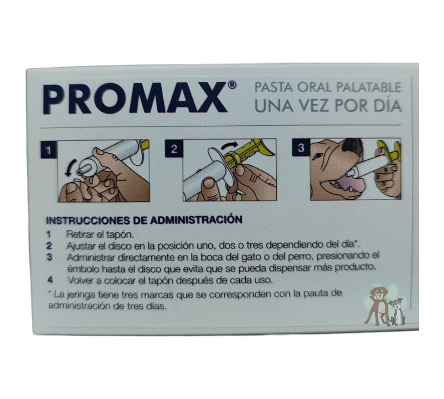 PROMAX 18 ml para perros de razas medianas 🐶 es un antidiarreico de triple acción con probióticos y prebióticos. Restaura la salud intestinal de forma rápida y segura.