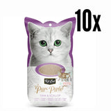 Pack 10x Kit Cat Purr Puree Atún y Ostión Para Gatos