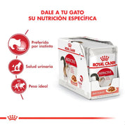 Pack 12x Royal Canin Pouch Gato Adulto Instinctive: Alimento húmedo para gatos adultos desde 12 meses. Soporte urinario, control de peso y alta palatabilidad.