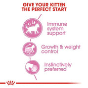 Pack 12x Royal Canin Kitten Sterilised Pouch: Alimento húmedo para gatitos esterilizados de 4 a 12 meses.