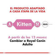Pack 12x Royal Canin Kitten Sterilised Pouch: Alimento húmedo para gatitos esterilizados de 4 a 12 meses.