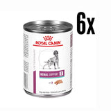 Pack 6x Royal Canin Renal Support Perro Lata 385g