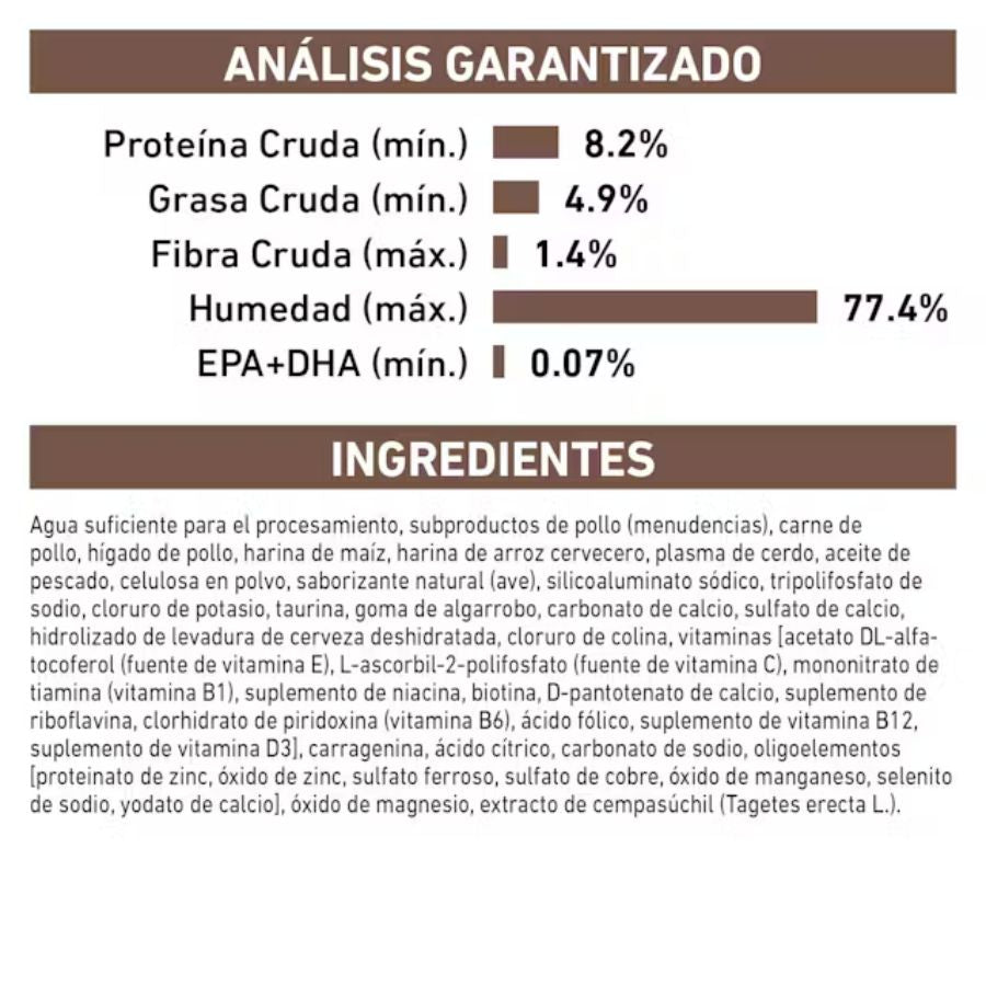 Pack 6x Royal Canin Lata Gastrointestinal 145Gr es un alimento húmedo para gatos con sensibilidad digestiva, con alta energía y prebióticos para una mejor digestión.