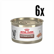 Pack 6x Royal Canin Lata Gastrointestinal 145Gr es un alimento húmedo para gatos con sensibilidad digestiva, con alta energía y prebióticos para una mejor digestión.