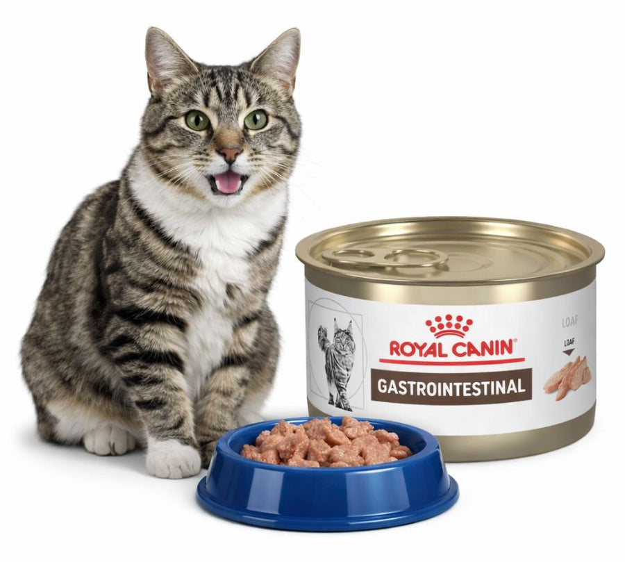 Pack 6x Royal Canin Lata Gastrointestinal 145Gr es un alimento húmedo para gatos con sensibilidad digestiva, con alta energía y prebióticos para una mejor digestión.