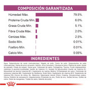 Pack 6x Royal Canin Lata Renal Felino 145Gr es un alimento húmedo con bajo fósforo y proteínas seleccionadas, ideal para gatos con insuficiencia renal crónica.