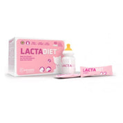Pack Lactadiet Gato 40 Sobres y Biberon  proporciona nutrición completa con calostro, vitaminas y Omega 3, ideal para gatitos recién nacidos hasta el destete.