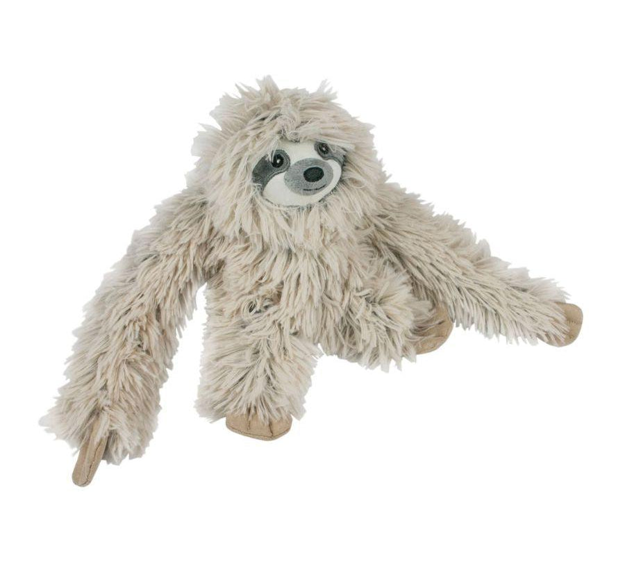Peluche Perezoso con Sonido 🦥, resistente y divertido, con crinkle y squeaker para mantener a tu perro entretenido y estimulado.