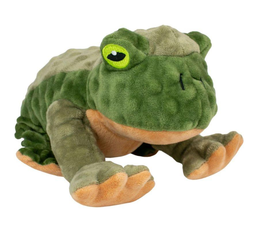  Peluche Sapo Animado con Sonido 🐸, juguete interactivo de 23 cm con sonido y movimiento sin baterías, ideal para mantener a tu perro entretenido.