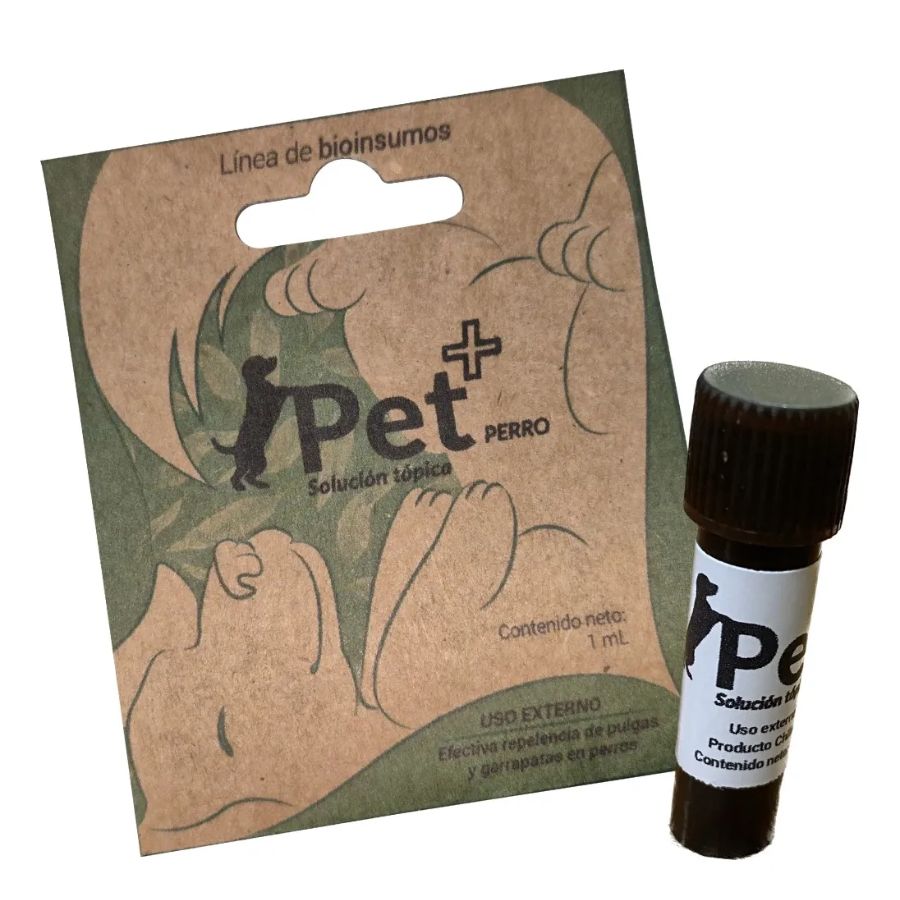 Pet+ Pipeta Orgánica Antipulgas para Perros ofrece protección natural por 30 días contra pulgas y garrapatas. Apta para pieles sensibles y cachorros.