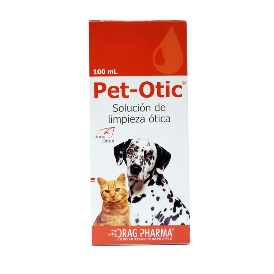 Pet Otic 100ml, solución ótica para perros y gatos que limpia, desodoriza y protege el canal auditivo con ingredientes naturales y sin alcohol. BPets