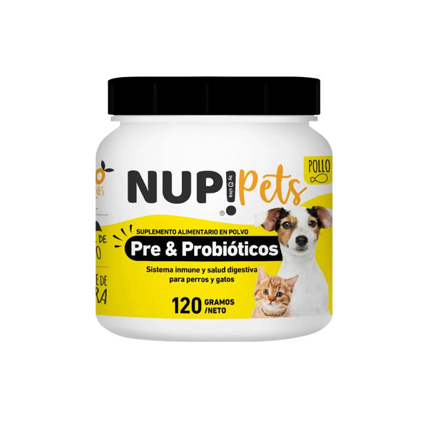 Suplemento prebiótico y probiótico para mascotas con sabor a pollo bpets.cl