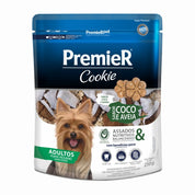 PremieR Cookies Perro Adulto Razas Pequeñas Sabor Coco y Avena, galletas funcionales, horneadas y con ingredientes naturales como coco y huevo Cage Free.