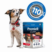 PremieR Cookies Perro Adulto Razas Pequeñas Sabor Frutos Rojos y Avena, snack horneado con ingredientes funcionales que cuidan dientes, digestión y pelaje.