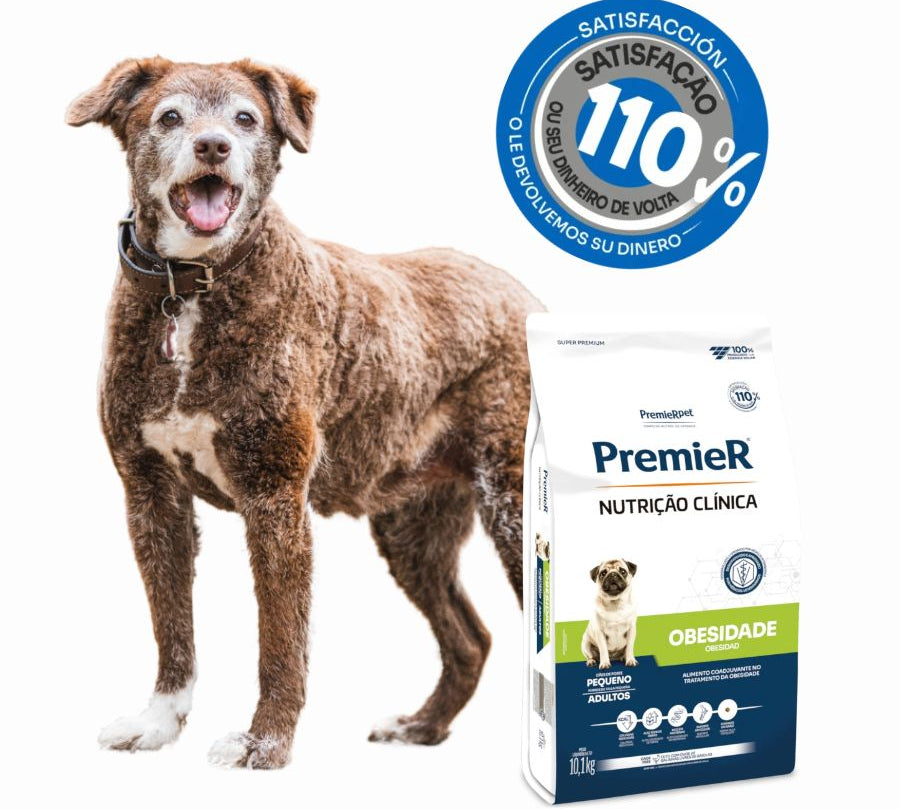 PremieR Nutrición Clínica para Perros Pequeños con Obesidad 2kg, alimento premium bajo en calorías, rico en proteínas y con apoyo articular. Ideal para perros con sobrepeso.