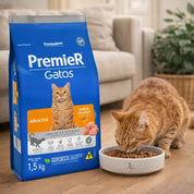 Premier Gatos Adultos Pollo 1,5 kg Nutrición premium con acción anti-sarro y control urinario para una salud integral.
