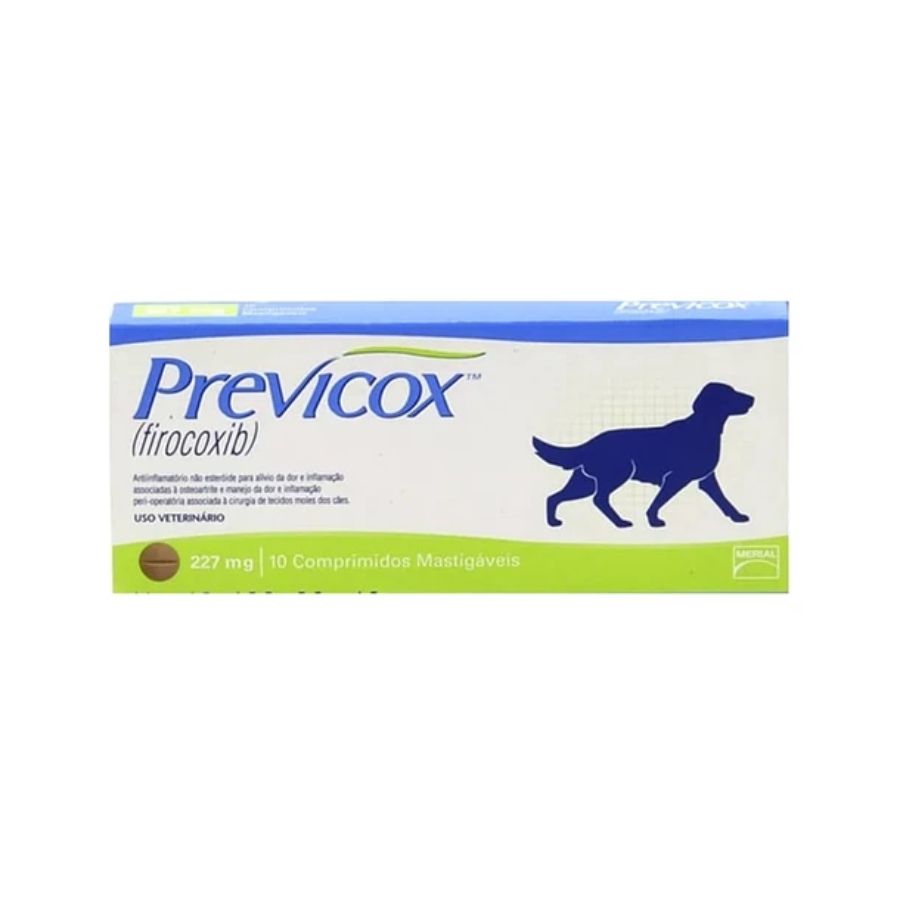 Previcox 227mg 30 comp  alivia el dolor e inflamación en perros con osteoartritis o tras cirugía. Eficaz, palatable y de acción selectiva sobre la COX-2. B-Pets