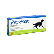 Previcox 227mg 30 comp  alivia el dolor e inflamación en perros con osteoartritis o tras cirugía. Eficaz, palatable y de acción selectiva sobre la COX-2. B-Pets
