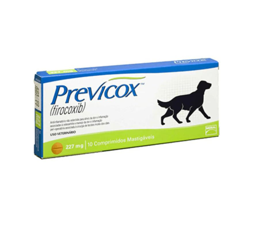 Previcox 227mg 30 comp  alivia el dolor e inflamación en perros con osteoartritis o tras cirugía. Eficaz, palatable y de acción selectiva sobre la COX-2. B-Pets
