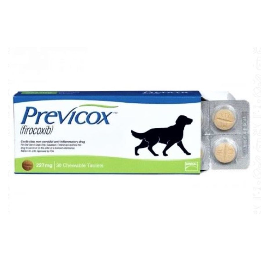 Previcox 227mg 30 comp  alivia el dolor e inflamación en perros con osteoartritis o tras cirugía. Eficaz, palatable y de acción selectiva sobre la COX-2. B-Pets
