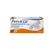 Previcox 57mg 30 comp  alivia eficazmente el dolor e inflamación en perros pequeños con osteoartritis o tras cirugía. Alta selectividad COX-2 y excelente palatabilidad. B-Pets