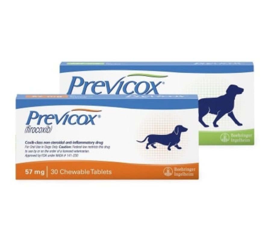 Previcox 57mg 30 comp  alivia eficazmente el dolor e inflamación en perros pequeños con osteoartritis o tras cirugía. Alta selectividad COX-2 y excelente palatabilidad. B-Pets