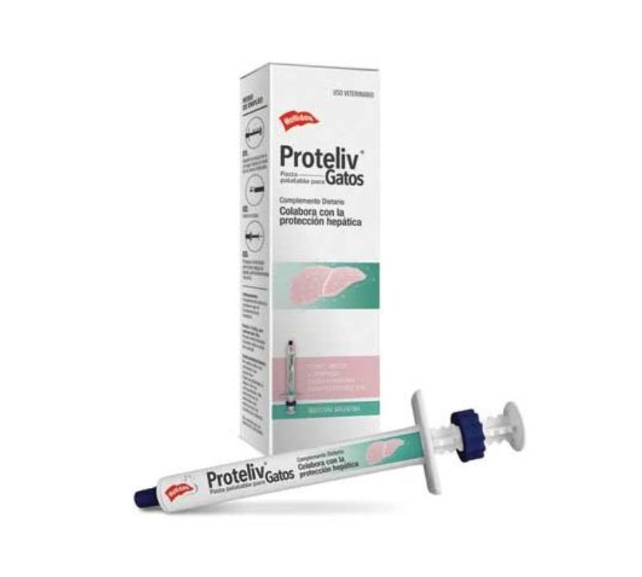 Proteliv Pasta para Gatos apoya el hígado con ácido ursodesoxicólico, cardo mariano y Omega 3. Fácil de administrar y altamente palatable.