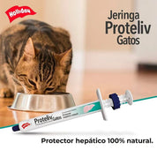 Proteliv Pasta para Gatos apoya el hígado con ácido ursodesoxicólico, cardo mariano y Omega 3. Fácil de administrar y altamente palatable.