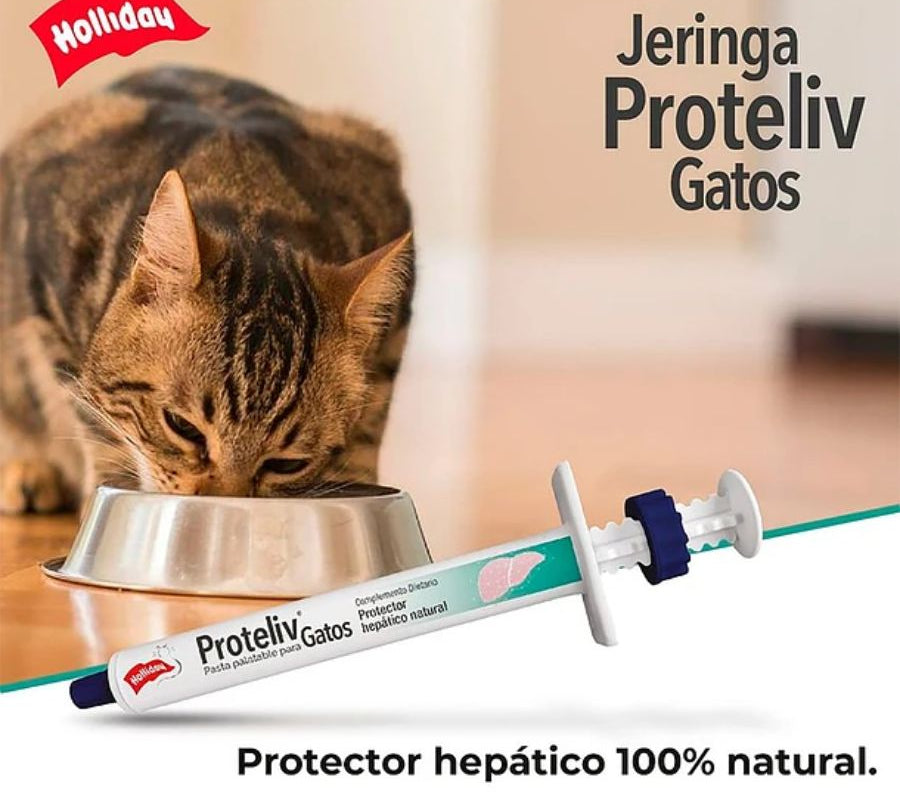 Proteliv Pasta para Gatos apoya el hígado con ácido ursodesoxicólico, cardo mariano y Omega 3. Fácil de administrar y altamente palatable.
