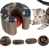 Rascador Interactivo de Oruga Mágica para Gatos