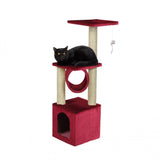 Rascador Para Gatos con Raton Colgante