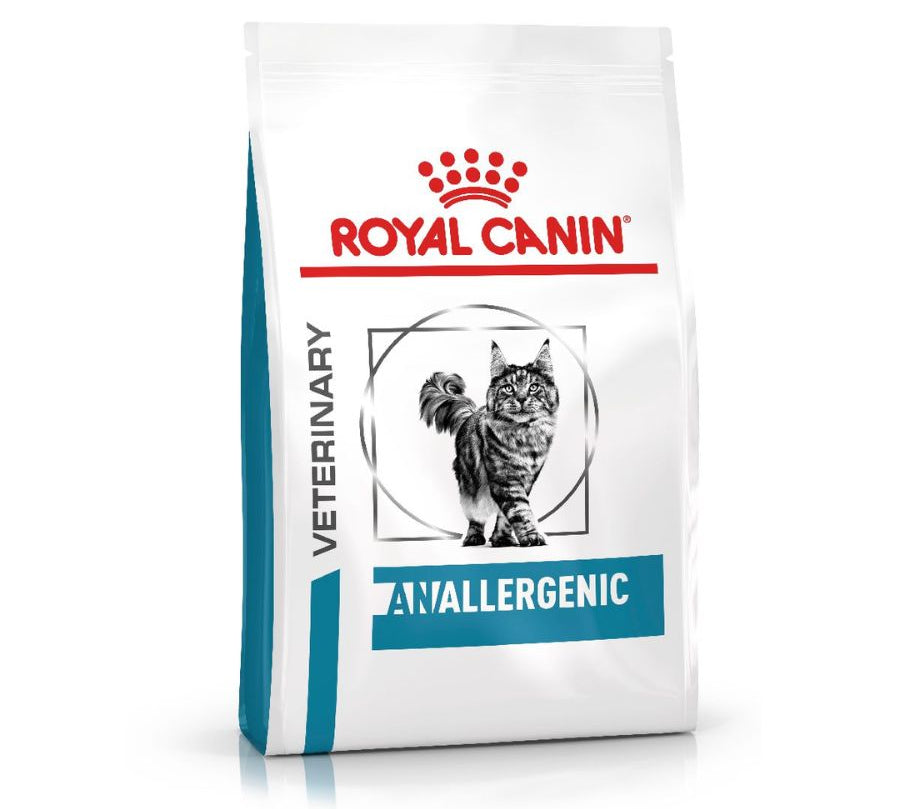 Royal Canin Anallergenic Gato 2Kg es ideal para gatos adultos con alergias o intolerancias alimentarias, ofreciendo una dieta equilibrada con proteínas altamente digestibles y un complejo de antioxidantes para una salud óptima.