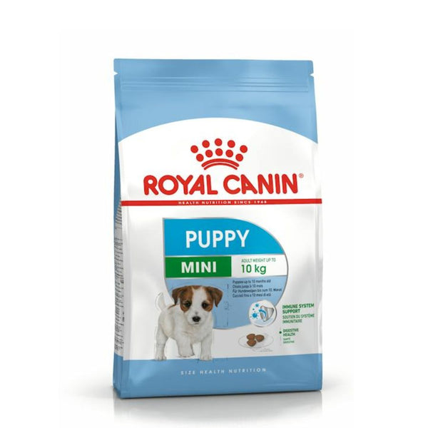Royal Canin Mini Puppy 3Kg: Alimento para cachorros de razas pequeñas hasta 10 meses. Apoya el desarrollo muscular y óseo, alta palatabilidad, digestión óptima, soporte inmunológico y salud dental.